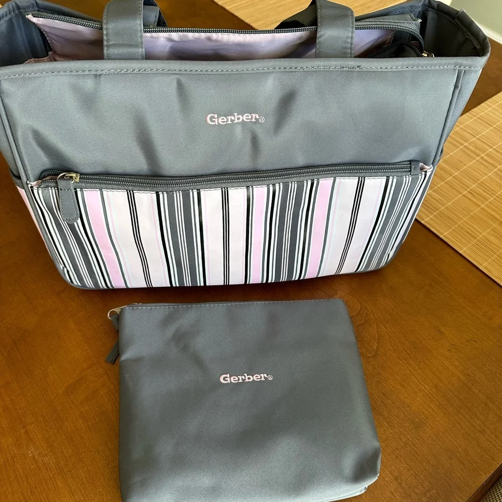 Large Gerber Diaper Bag - Like New!